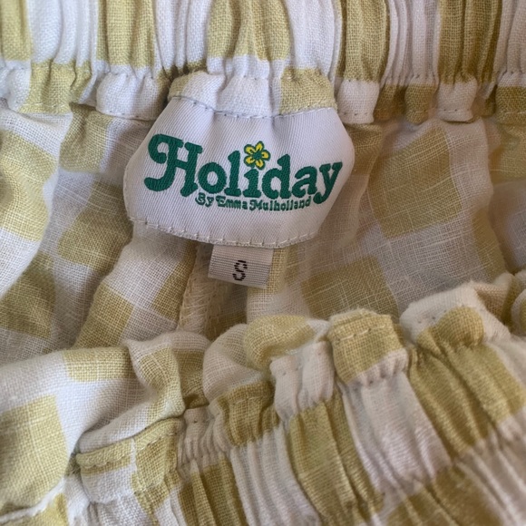 linen check shorts - Picture 7 of 7